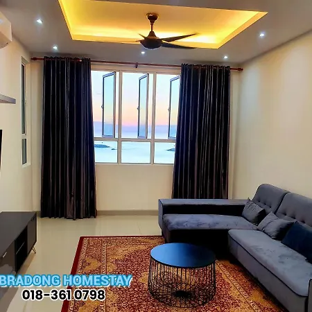 Bradong Homestay: Muslim-Friendly Seaview Retreat with Infinity Pool Kuala Terengganu Exterior photo